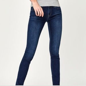 Mavi Alexa skinny jeans in dark supersoft